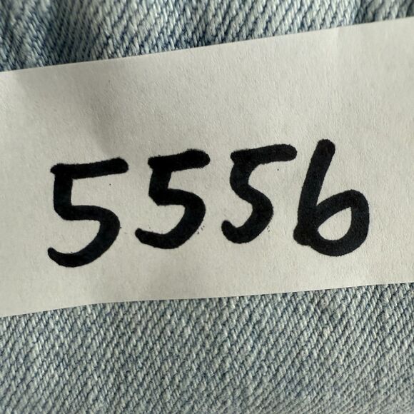 Abercrombie Kids High-Rise Paperbag Waist Shorts Light Blue Denim Size 13/14 - Picture 11 of 11